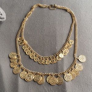 Coin Statement Necklace